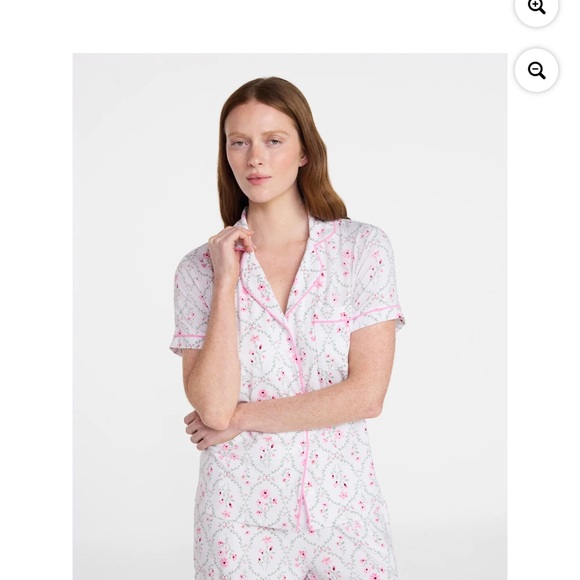 Floral Print Women's Pajama Set - Picture 5 of 9